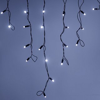 Светодиодная гирлянда ARD-EDGE-CLASSIC-2400x600-BLACK-88LED-MILK-FLASH White (230V, 6W) (Ardecoled, IP65, 1 год)