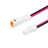 Коннектор питания ARL-WAVE-0612-RGB-CON-POWER-FEMALE-BLK (Arlight, IP67 Пластик, 3 года)