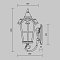 Настенный светильник (бра) Альбион / Albion E27х1 60Вт IP 44