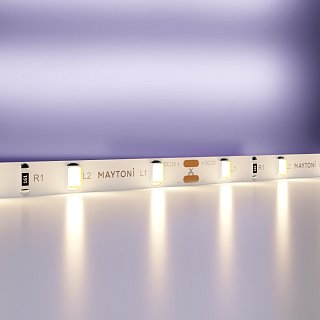 Светодиодная лента 12В 2835 4,8Вт/м 3000K 5м IP20 5мм