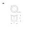 Светильник ALT-LODESTAR-HANDRAIL-R27-1.5W Warm3000 (GR, 30x60 deg, 12-24V) (Arlight, IP67 Металл, 3 года)