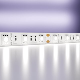Светодиодная лента 12В 5050 14,4Вт/м 6000K 5м IP20