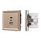 Механизм USB розетки SCT-TENDO-MUAC-PL-GD (5V, 3A, QC3) (Arlight, Песочный)