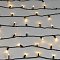 Светодиодная гирлянда ARD-STRING-CLASSIC-10000-BLACK-100LED-FLASH WARM (230V, 7W) (Ardecoled, IP65, 1 год)