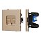 Механизм компьютерной розетки двойной SCT-TENDO-MPC2-PL-GD (RJ-45, CAT6) (Arlight, Песочный)
