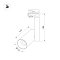 Светильник SP-POLO-TRACK-PIPE-R65-8W Day4000 (BK-BK, 40 deg) (Arlight, IP20 Металл, 3 года)