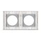Рамка стеклянная FRM-GLARE-GC-2-WH (Arlight, -)