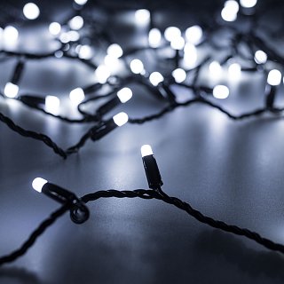 Светодиодная гирлянда ARD-STRING-CLASSIC-10000-BLACK-100LED-MILK-STD White (230V, 7W) (Ardecoled, IP65, 1 год)