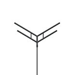 Кронштейн OXOR-SY4-3000x76-L1300 BLACK (Arlight, Сталь)