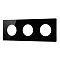 Рамка стеклянная FRM-GLARE-GC-3-BK (Arlight, -)