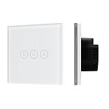 Выключатель сенсорный SWT-OMALI-S03-ZB-WH (250V, 10A, Zigbee) (Arlight, Стекло)