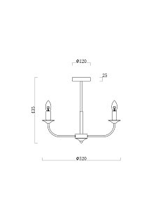 Люстра Freya FR4013CL-05GB