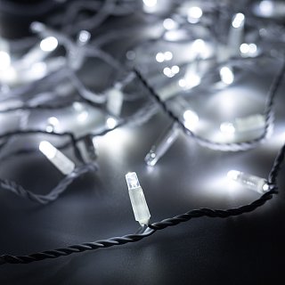 Светодиодная гирлянда ARD-STRING-CLASSIC-1000-WHITE-100LED-PULSE White (230V, 7W) (Ardecoled, IP65, 1 год)