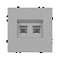 Механизм сдвоенной компьютерной розетки SCT-NOBE-MPC2-SFPL-IS (RJ-45, CAT6) (Arlight, Никель)