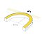 Лента герметичная WAVE-SIDE-DOUBLE-A120-16x15mm 24V White6000 (15 W/m, IP67, 5m, wire x1) (Arlight, Вывод боковой, 5 лет)