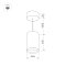 Корпус SP-POLO-HANG-LONG450-R65 (WH, 1-3, 200mA) (Arlight, IP20 Металл, 3 года)