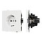Механизм электрической розетки SCT-TENDO-MEU1-PL-WH (230V, 16A) (Arlight, Белый)